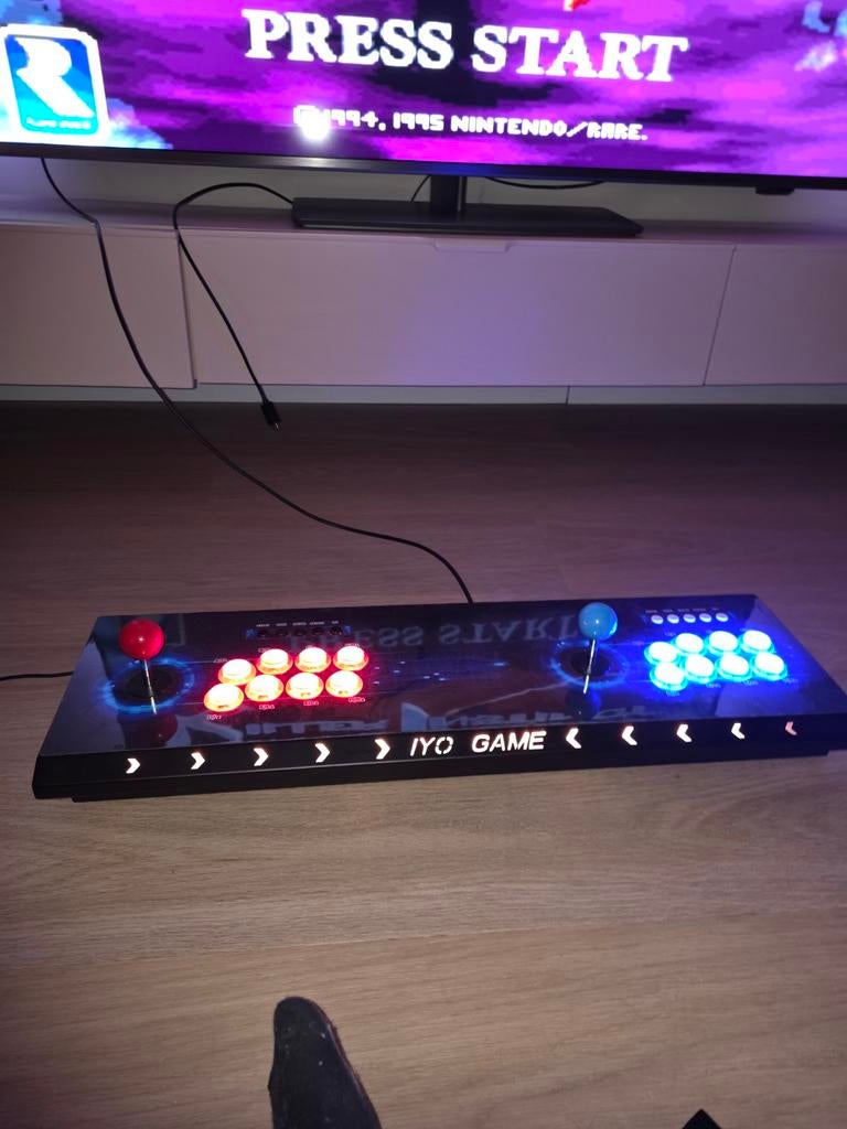 IYO GAME Arcade Stick - Retro Gaming Console, Ophalen, Overige merken, Zo goed als nieuw