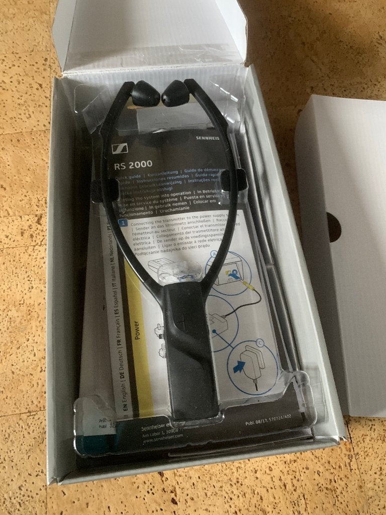 Sennheiser RS 2000 Draadloze TV Hoofdtelefoon koptelefoon, Audio, Tv en Foto, Koptelefoons, Ophalen of Verzenden, Zo goed als nieuw