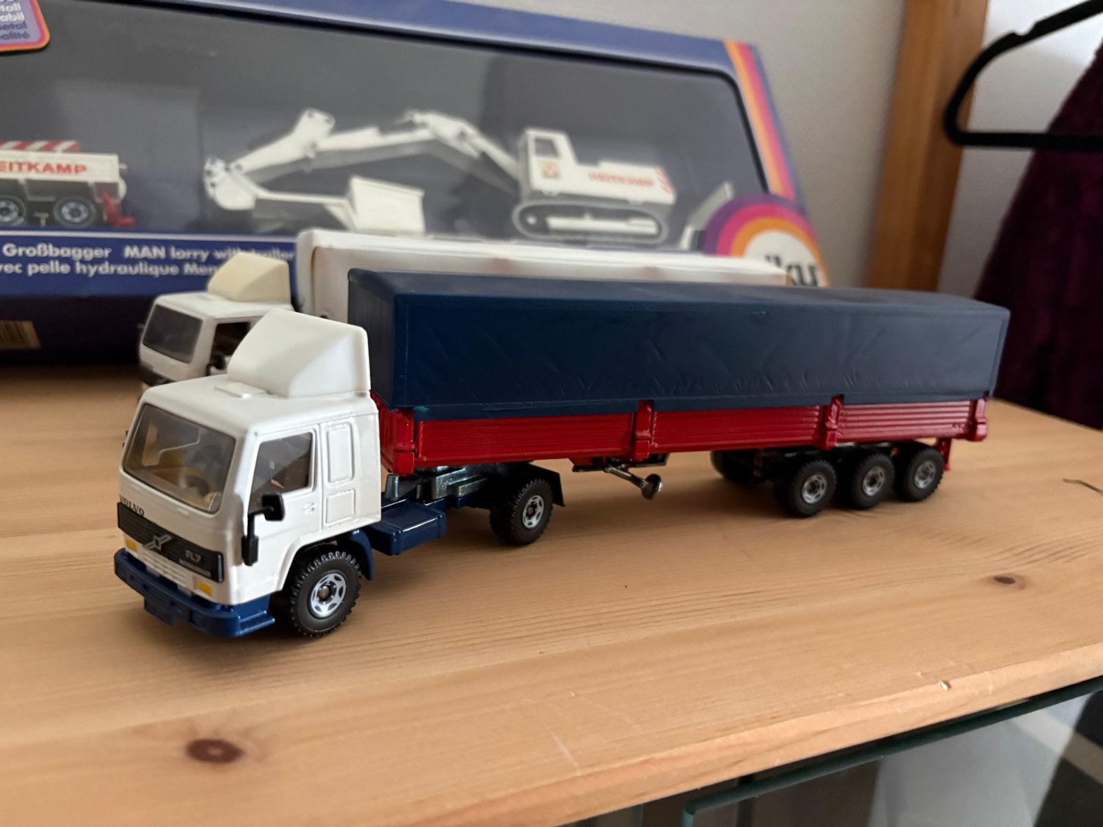 Siku volvo fl7, Ophalen of Verzenden, Gebruikt, Bus of Vrachtwagen, SIKU