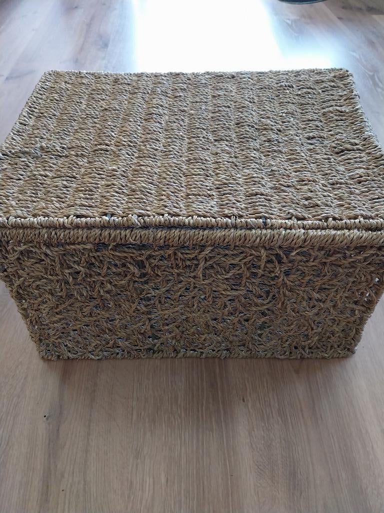 Decoratieve mand van koord - 49x28 cm, Huis en Inrichting, Woonaccessoires | Schalen en Manden, Ophalen of Verzenden