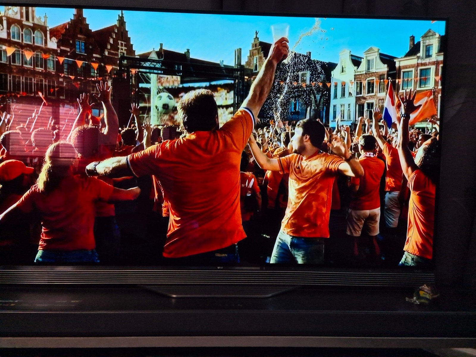 LG oled 55e6v 55 inch 3D TV met Harman Kardon speakers., Ophalen, Gebruikt, OLED, 100 Hz