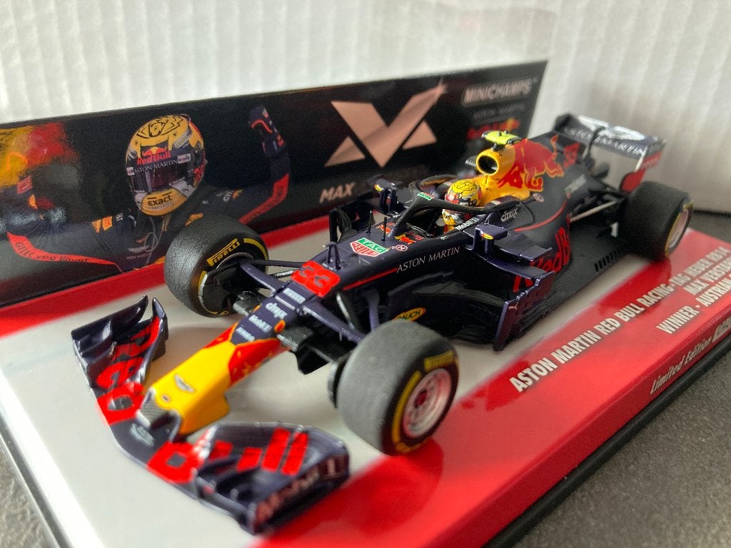 Max Verstappen 1:43 editie 37 Winner Austrian GP 2018 RB14, Ophalen of Verzenden, Nieuw, Formule 1