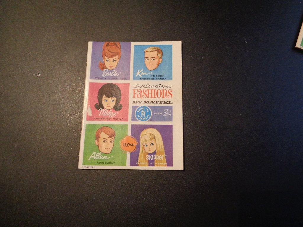 Vintage Barbie Fashion booklets book 2 en book 4, Verzamelen, Ophalen of Verzenden, Zo goed als nieuw, Overige typen