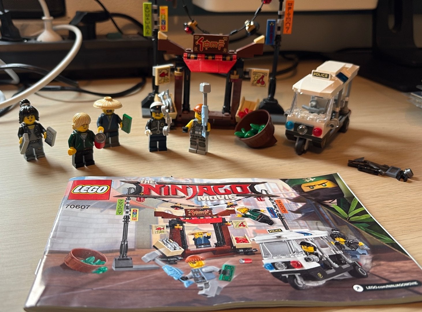 Lego Ninjago 70607 compleet, Ophalen of Verzenden, Zo goed als nieuw