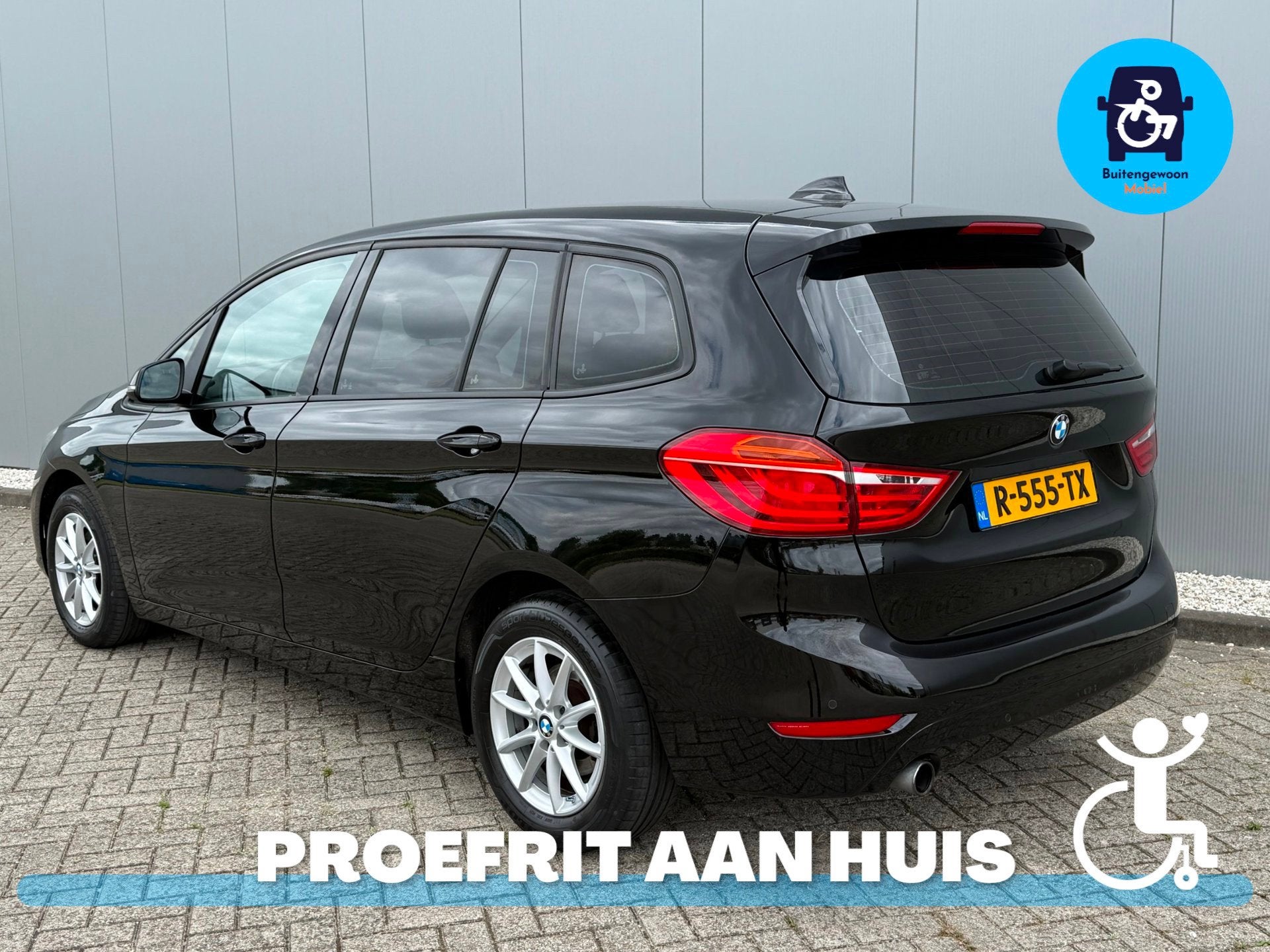 BMW 2-serie Gran Tourer 216i (Grt beurt + APK + Garantie), Voorwielaandrijving, Gebruikt, 2-Serie Gran Tourer, Zwart