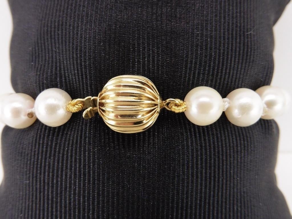 Parel armband met gouden slot                            D70, Overige materialen, Gebruikt, Overige kleuren, .