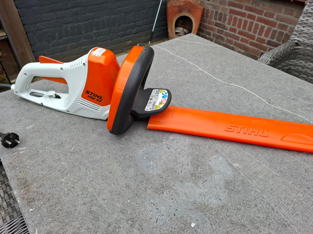 Stihl HSE 42 elektrische heggenschaar, Ophalen of Verzenden, Gebruikt, Elektrisch, Stihl