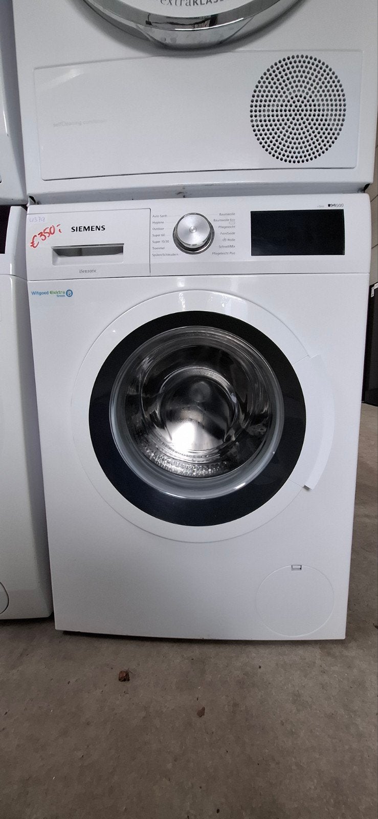 Siemens IQ500 wasmachine idos, 6 maand garantie 4379, Ophalen, 1200 tot 1600 toeren, Minder dan 85 cm, 8 tot 10 kg