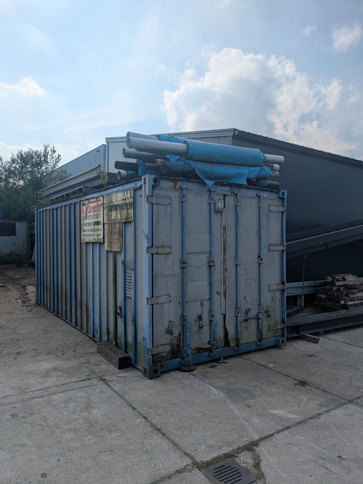 Opslagcontainer 20ft zeecontainer, Ophalen of Verzenden, Gebruikt