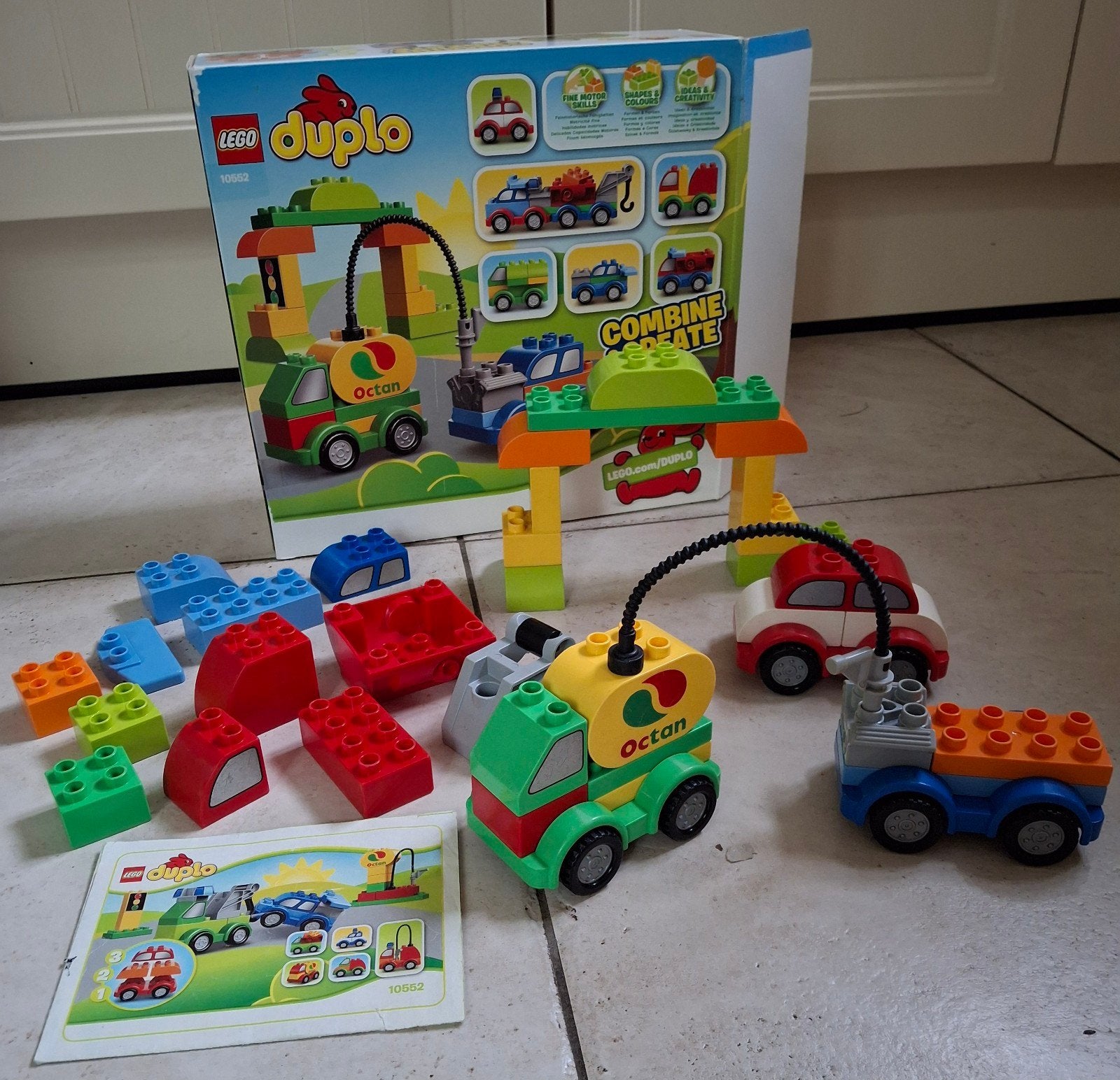 Lego Duplo set 10552 - Mijn Eerste Auto's en Vrachtwagens, Gebruikt, Ophalen of Verzenden, Duplo, Complete set