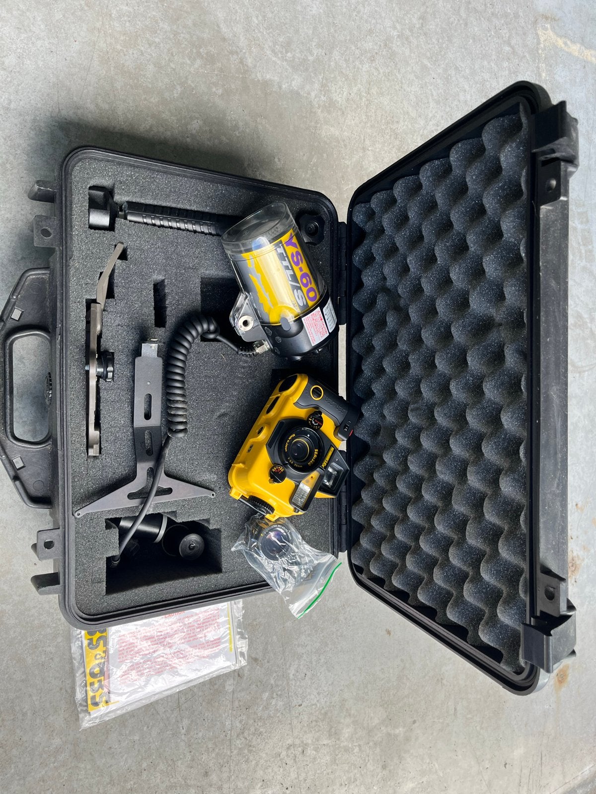Ondereatercamera Motormarine 2 ex in Peli 1500 Case, Compactcamera, Sea & Sea, Ophalen of Verzenden, Accessoires