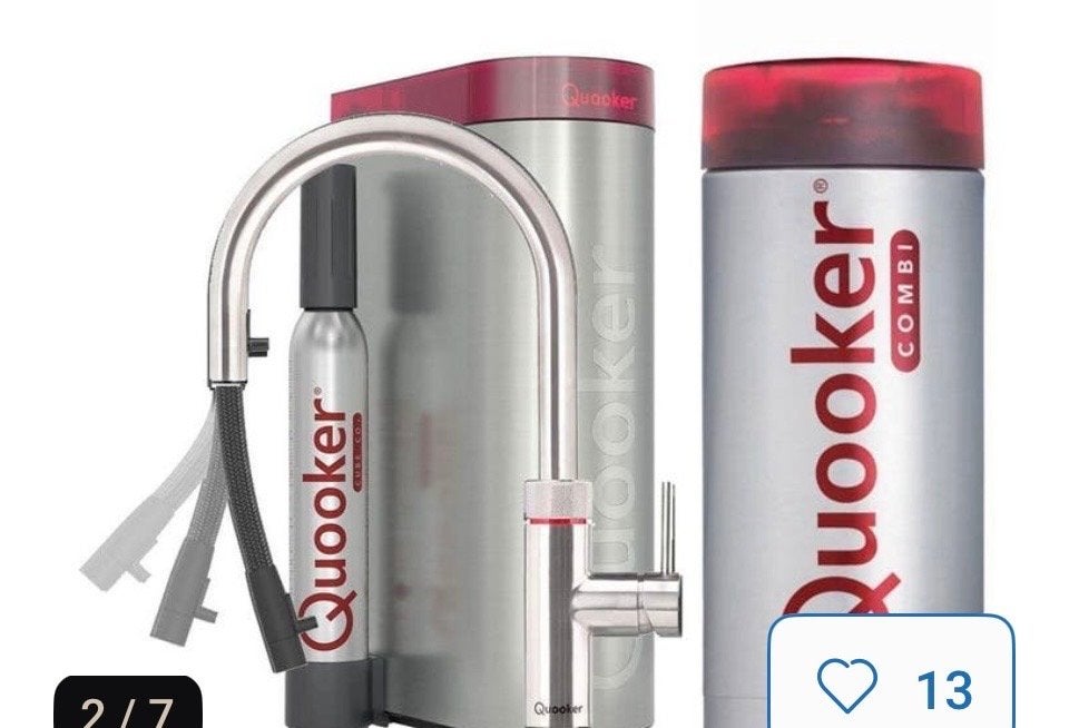 Quooker Cube + Combi + RVS flex - Nieuw in doos, Ophalen, Metaal, Overige merken, Nieuw