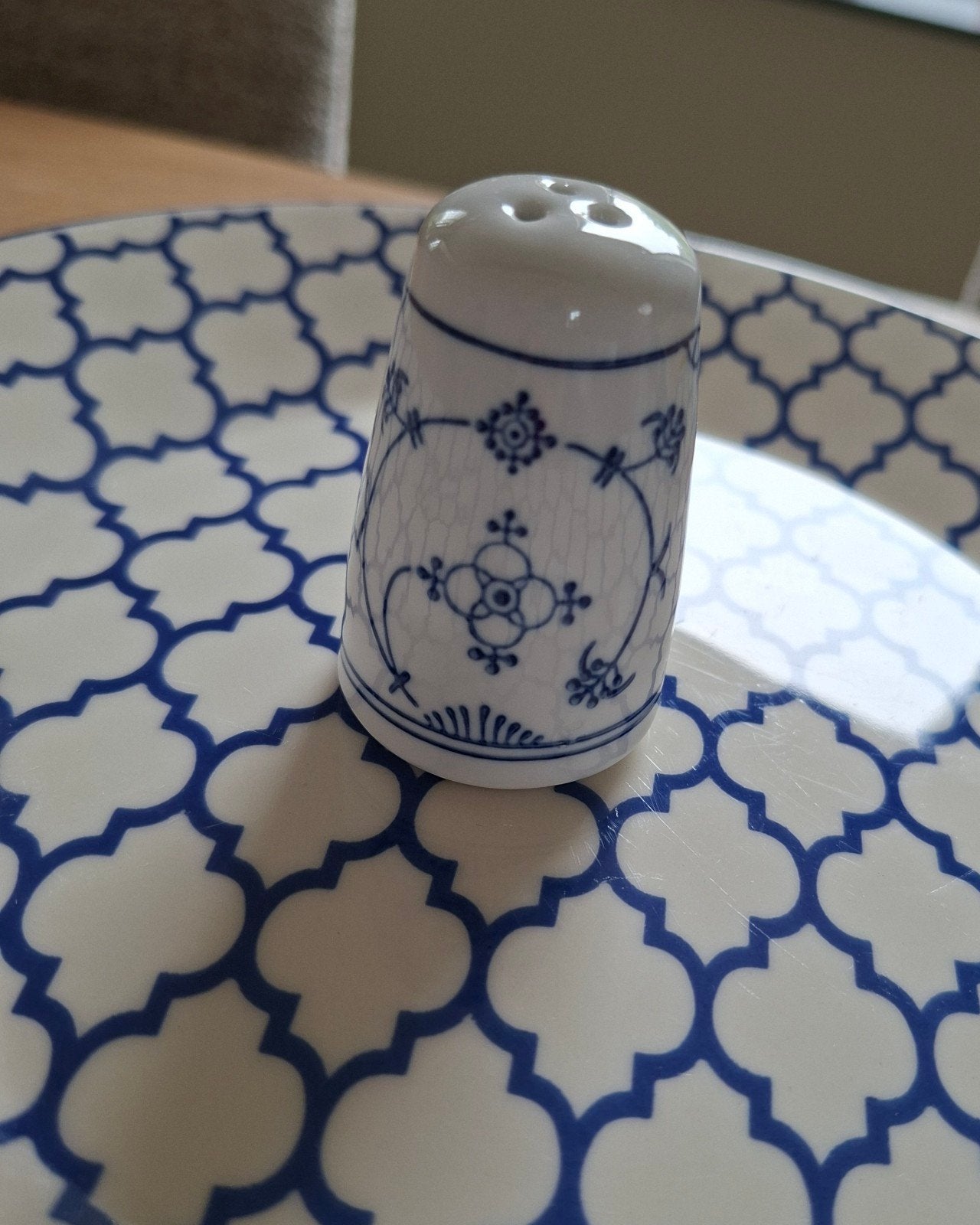 Zoutvaatje saksisch servies, Antiek en Kunst, Ophalen of Verzenden