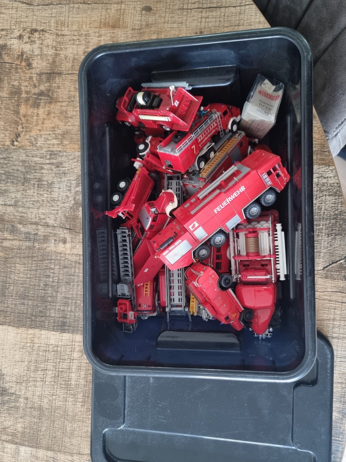 Verzameling brandweerauto's (Wiking, Siku, Matchbox), Ophalen, Gebruikt