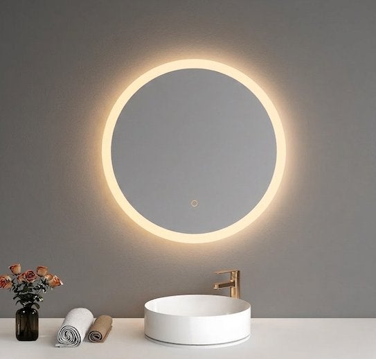 OP=OP! Soryn 80, ronde spiegel, condensvrij, LED 3 kleuren, Ophalen of Verzenden, Nieuw