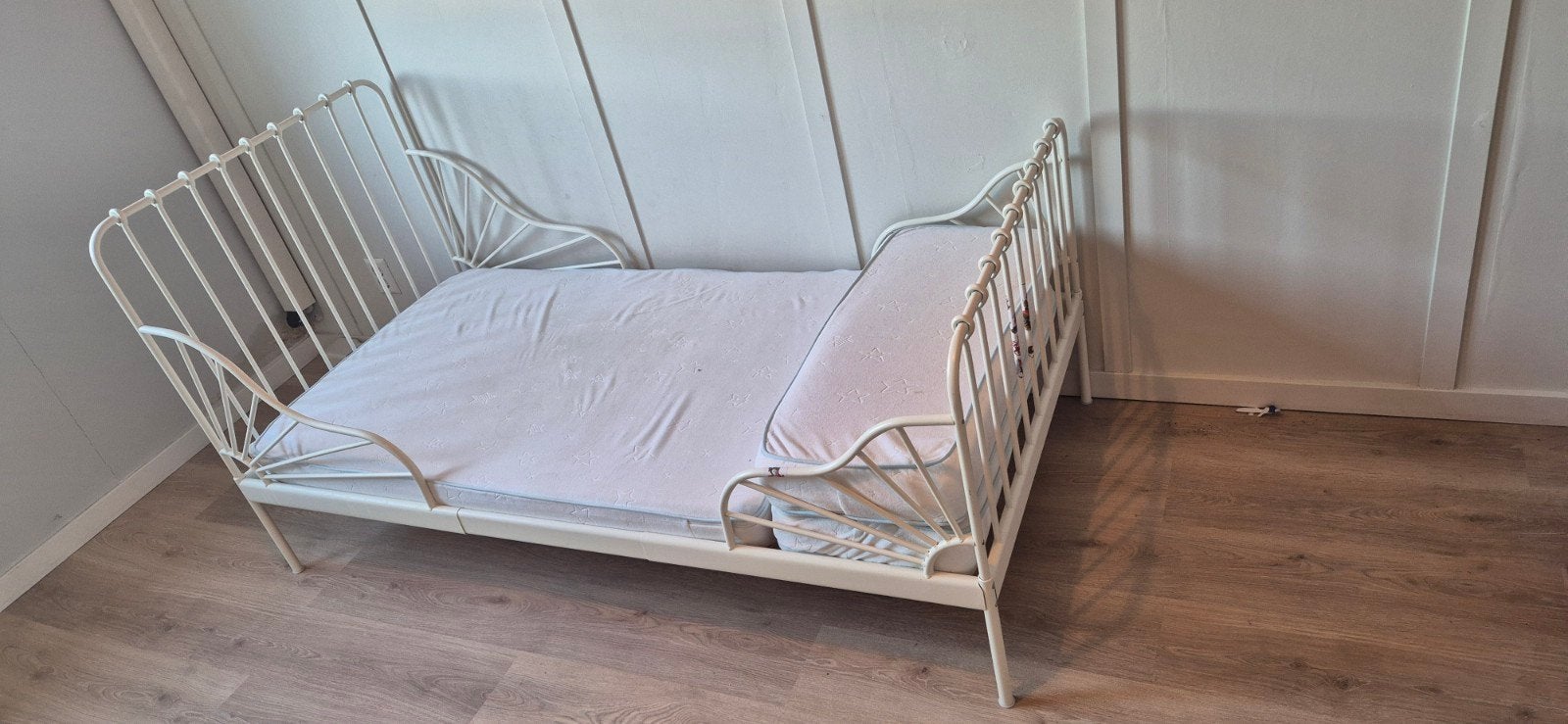 IKEA meegroeibed met matras - gebruikt, Ophalen, Gebruikt, 70 tot 85 cm, Matras
