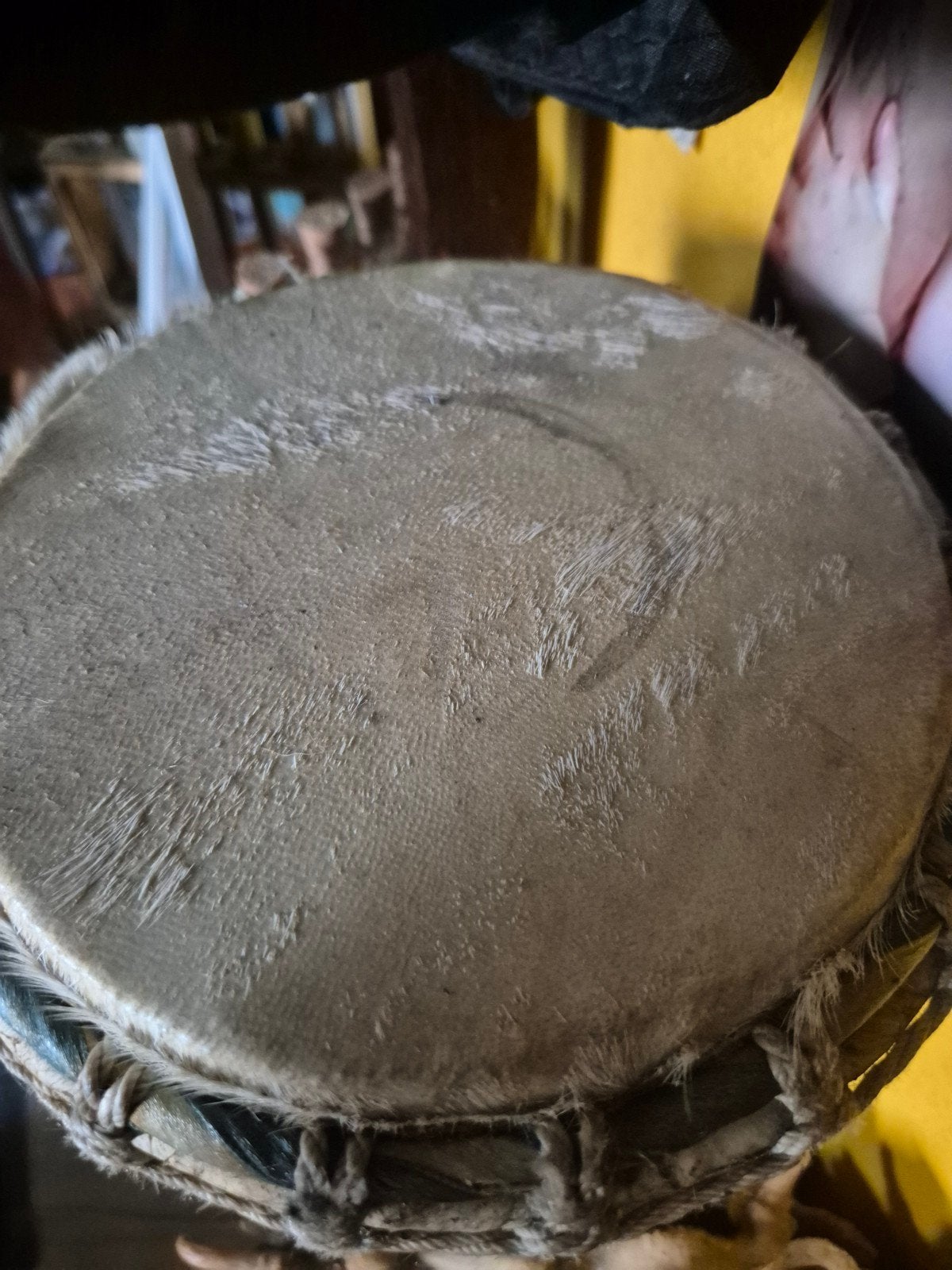 djembe, Ophalen, Trommel
