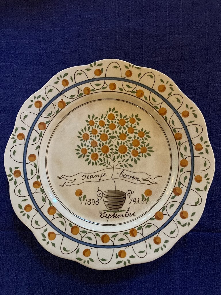 Jubileumbord Oranje boven 1898-1923, Ophalen of Verzenden