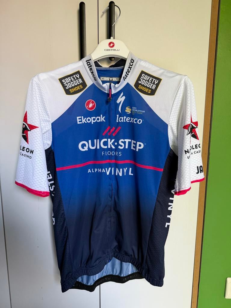 Castelli Quick-Step Wielershirt - Maat XL, Kleding | Heren, Sportkleding, Zo goed als nieuw, Hardlopen of Fietsen, Maat 56/58 (XL)