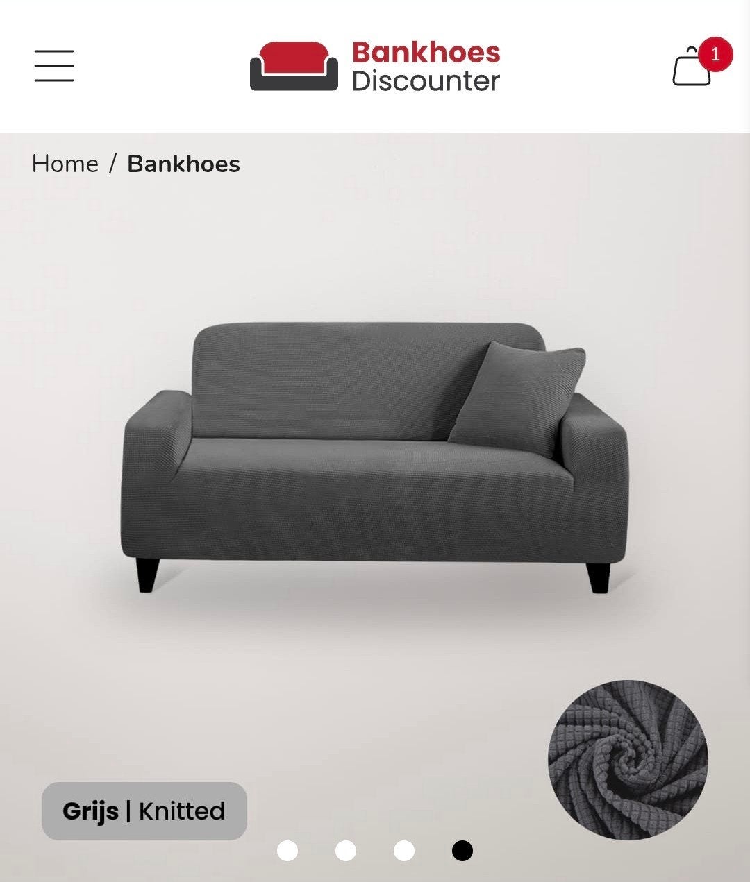 Elastische bankhoes, Ophalen, 250 tot 300 cm, Nieuw, 75 tot 100 cm
