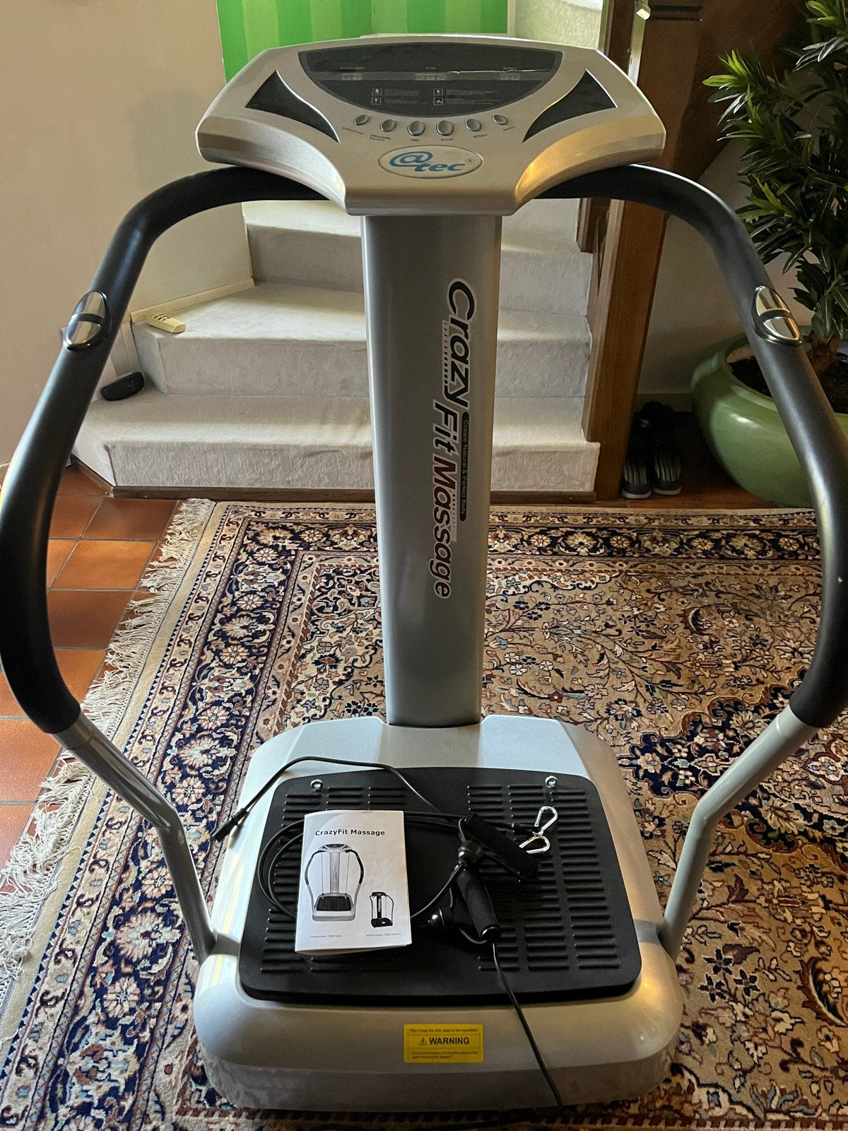 Zo goed als nieuwe Crazy Fit Massage trilplaat, Ophalen, Trilplaat, Zo goed als nieuw, Metaal