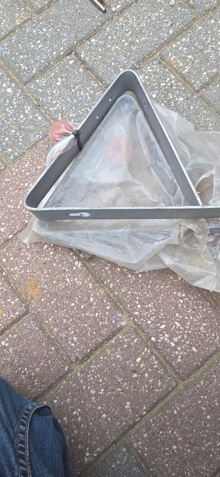2x Deurvanger/aanslag, Doe-het-zelf en Verbouw, Hang- en Sluitwerk, Ophalen of Verzenden, Gebruikt, Overige materialen, Overige typen