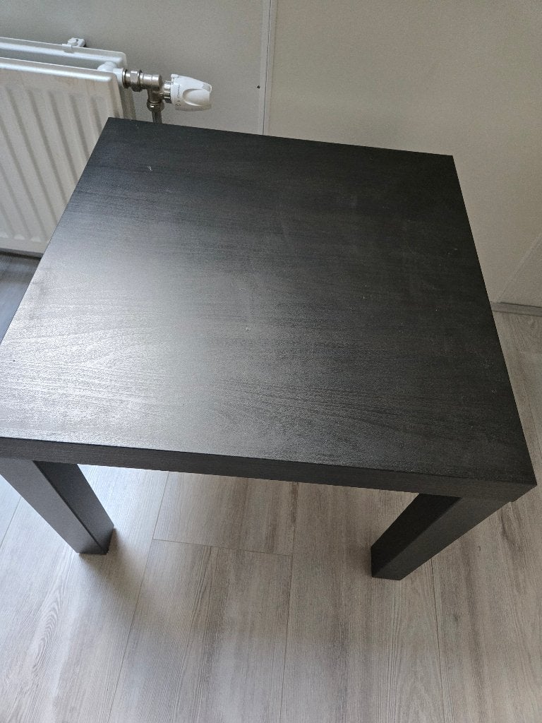 LACK Bijzettafel / Salontafel – Zwart (55x55 cm), Huis en Inrichting, Tafels | Bijzettafels, Ophalen, Vierkant, Nieuw, 75 cm of meer