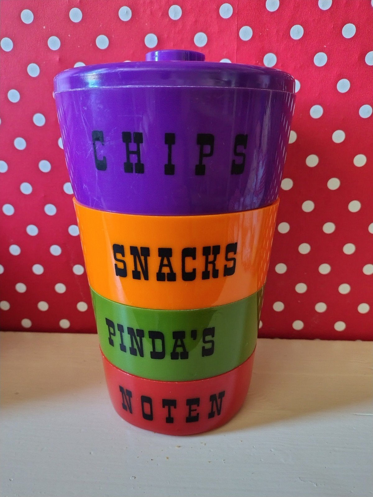 Retro Snack Toren - Chips, Snacks, Pinda's, Noten, Antiek en Kunst, Ophalen of Verzenden