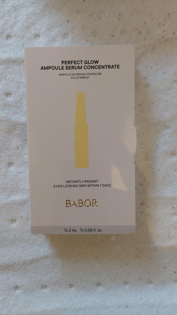 Babor Perfect Glow Ampoule Serum Concentraat - 7x2ml, Verzenden, Nieuw, Gehele gezicht