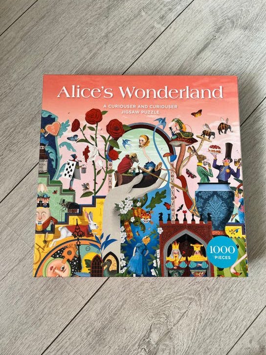 Alice's Wonderland Legpuzzel 1000 stukjes, Ophalen of Verzenden, 500 t/m 1500 stukjes, Zo goed als nieuw, Legpuzzel