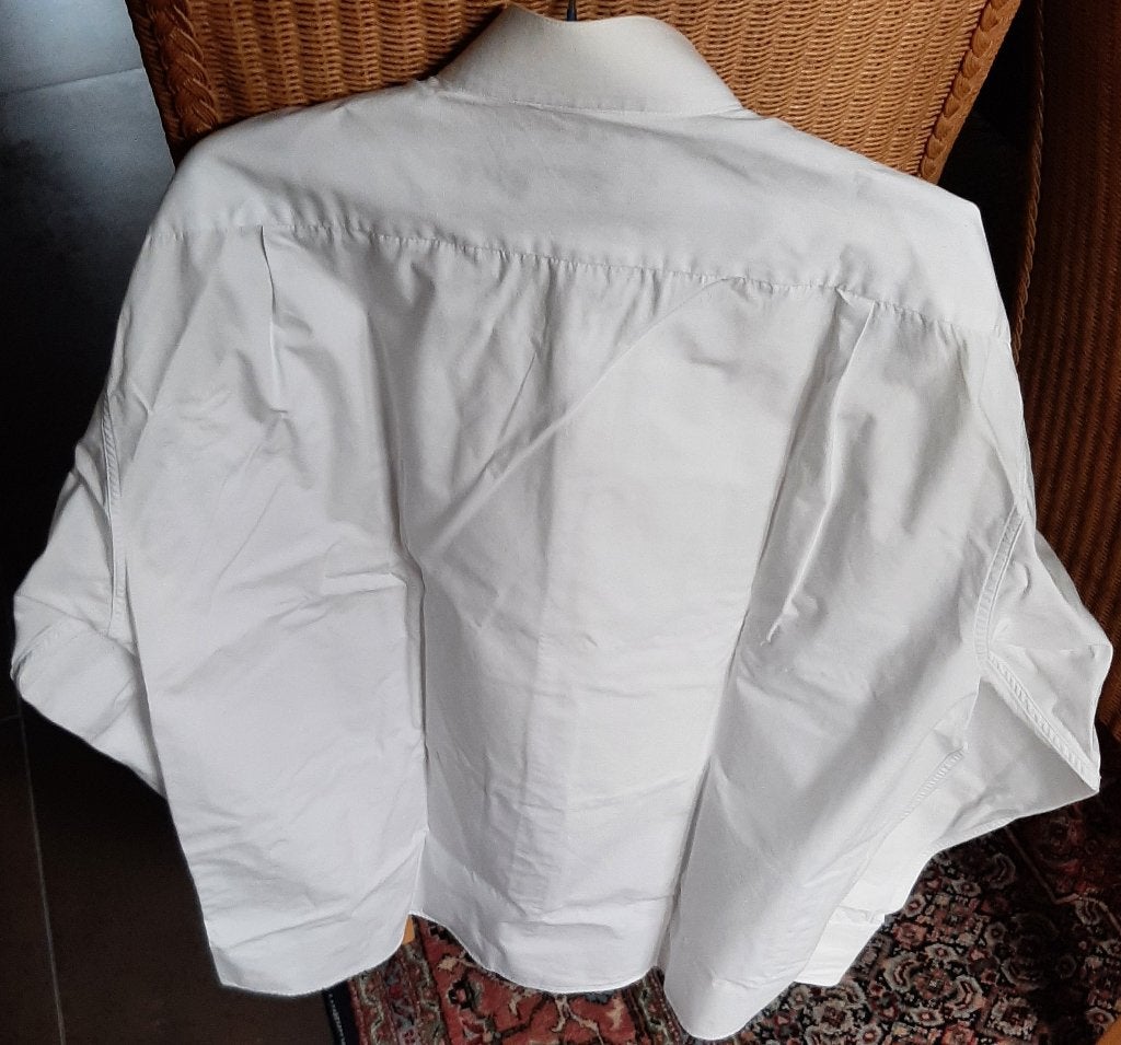 👔Nieuw: Formeel overhemd️ voor smoking, 100% Katoen🏷️€40,-, Kleding | Heren, Frederick Theak, Wit, Nieuw, Halswijdte 39/40 (M)