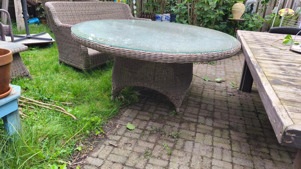 4 seasons tuinset: tagel, Tuin en Terras, Ophalen, Rechthoekig