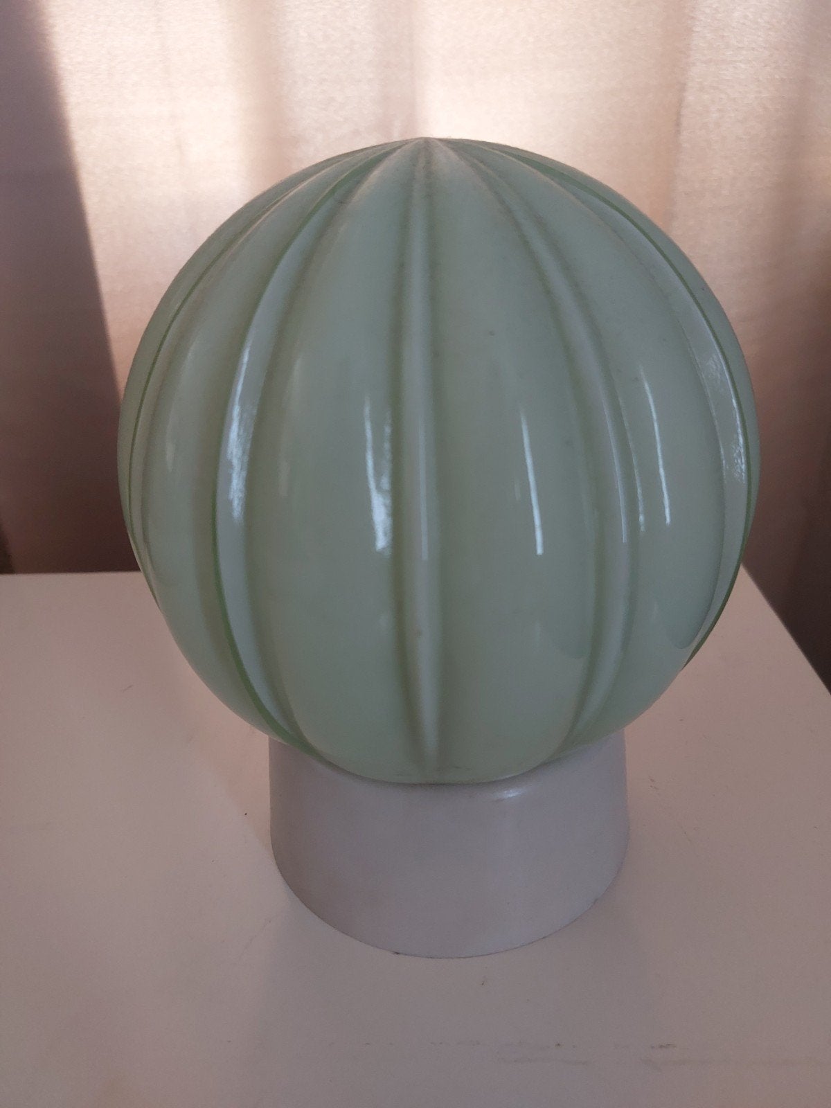 Vintage Thabur Art Deco Plafondlamp - bollamp, Antiek en Kunst, Antiek | Lampen, Ophalen of Verzenden
