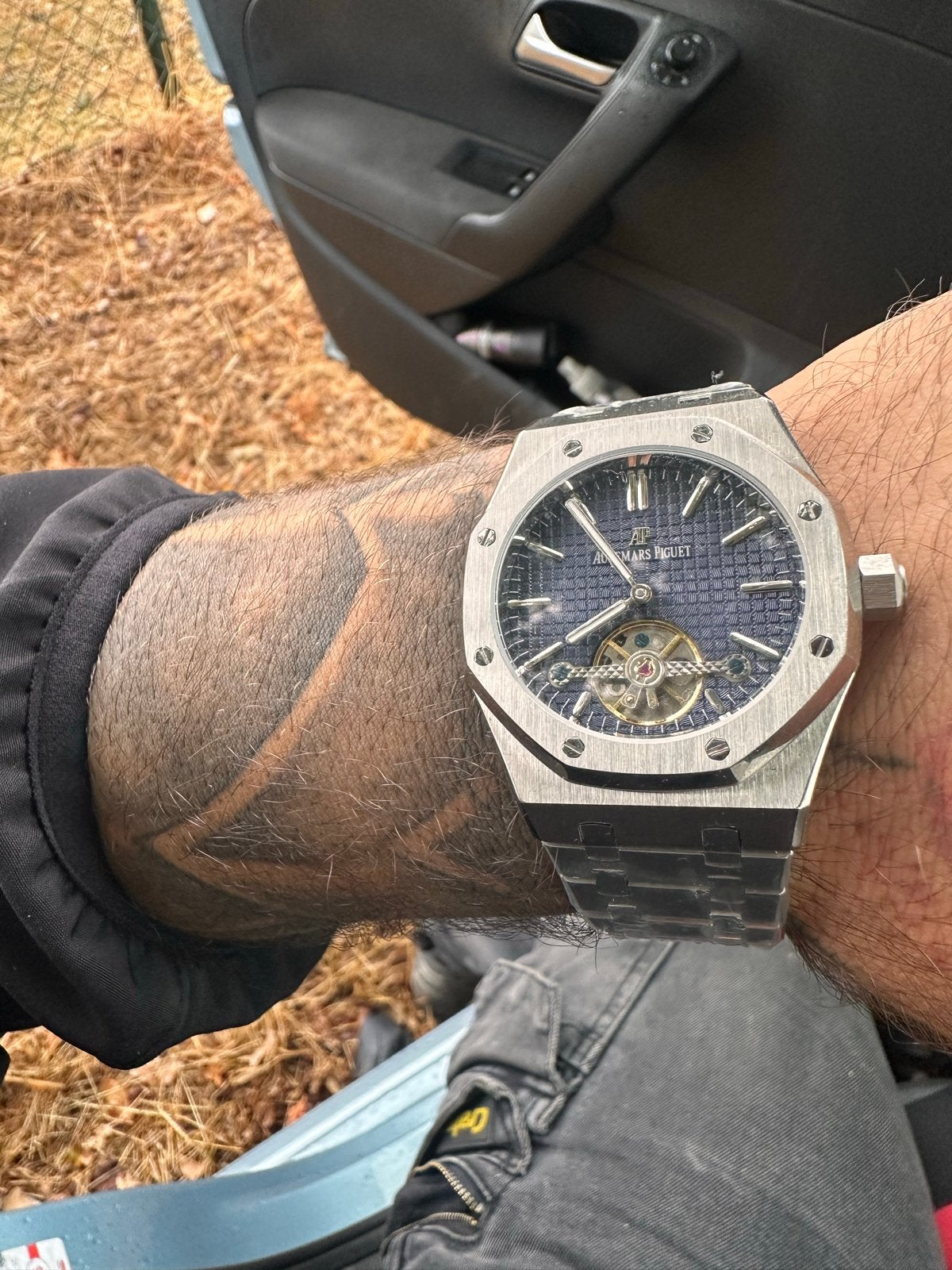 Audemars Piguet Royal Oak Offshore Herenhorloge, Overige merken, Staal, Polshorloge, Ophalen of Verzenden