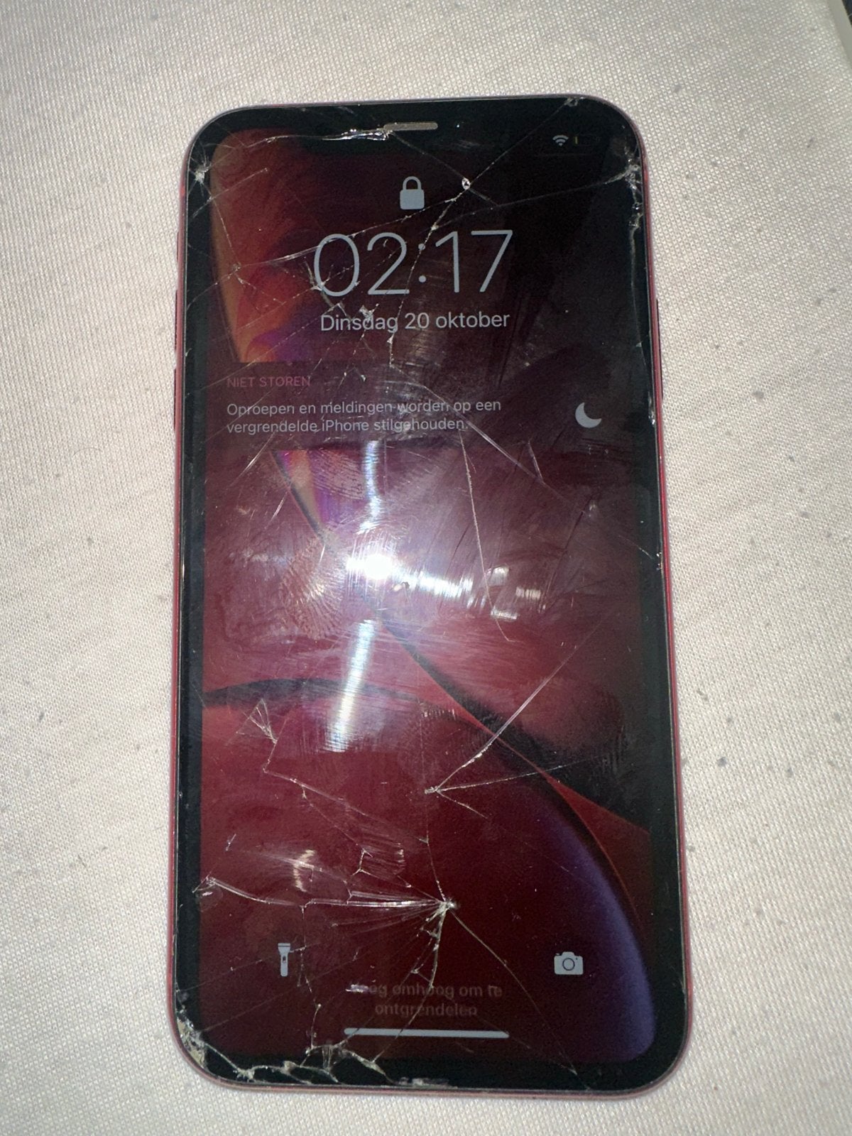 iPhone XR met schade, werkt nog uitstekend, Telecommunicatie, Ophalen, Gebruikt, IPhone XR, 64 GB