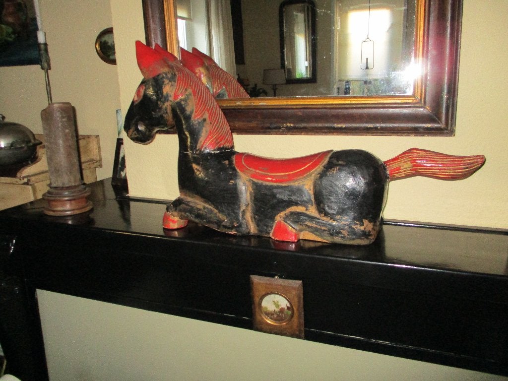 Groot houten Paard, Ophalen of Verzenden