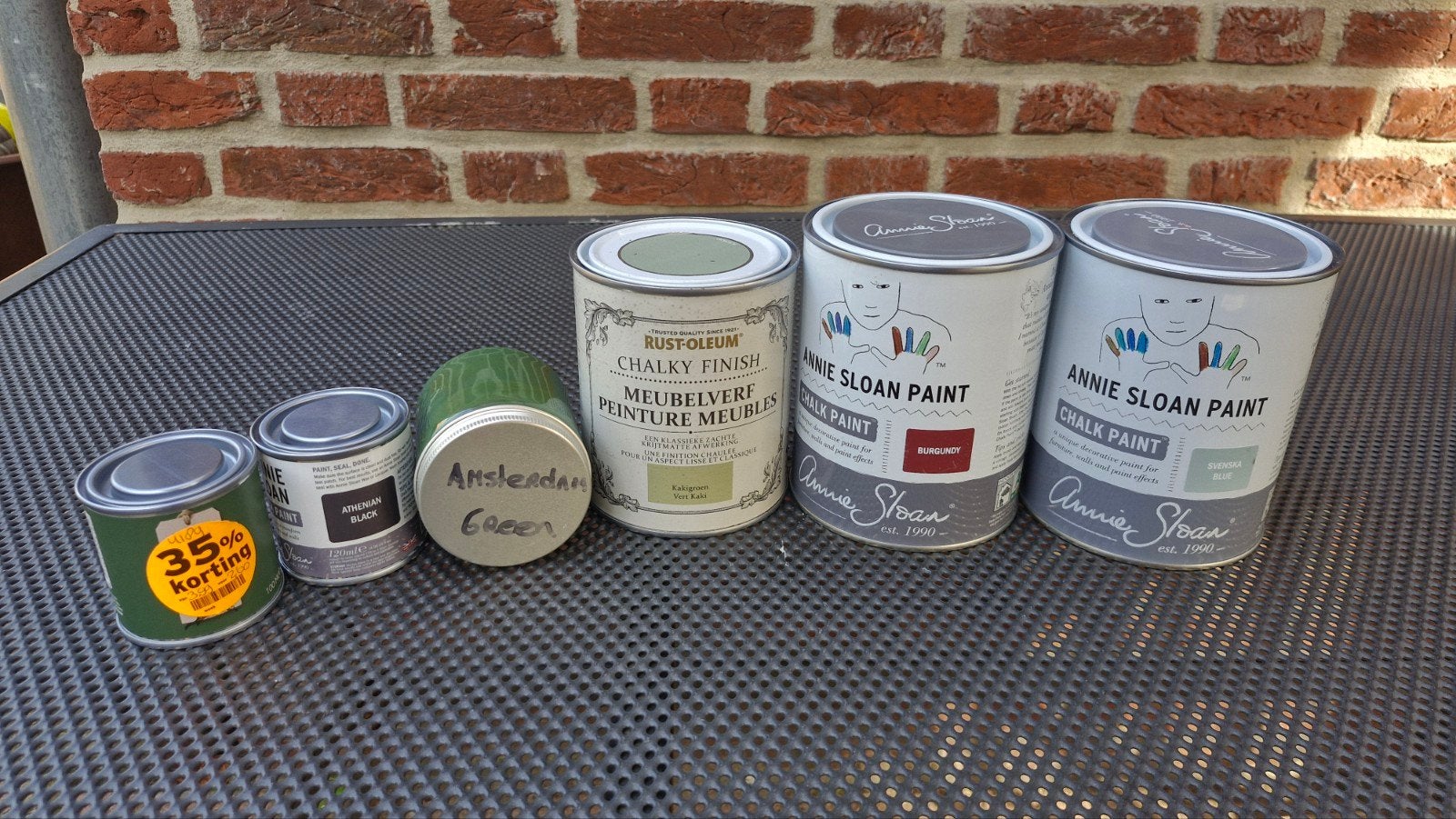 Partij krijtverf Annie Sloan & Rust-Oleum (10 potten), Ophalen of Verzenden, Nieuw, Verf