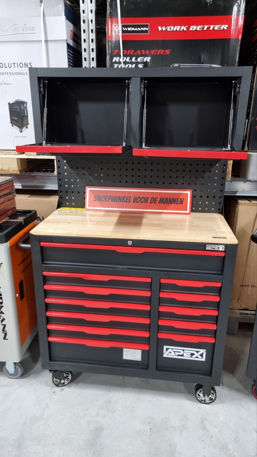 APEX gereedschapwagen 12 laden 10 gevuld, Ophalen of Verzenden, Nieuw, 70 tot 120 cm