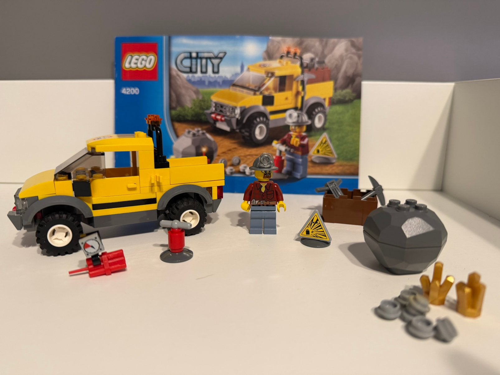 Lego mijnbouw 4x4 4200, Kinderen en Baby's, Speelgoed | Duplo en Lego, Lego, Ophalen of Verzenden, Complete set, Inclusief instructies