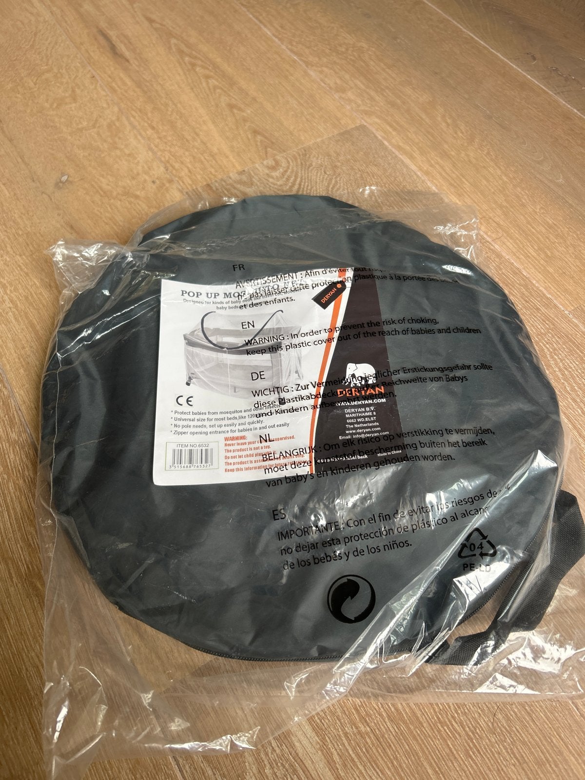 Deryan Pop-Up Klamboe voor Babybedje - Nieuw in Verpakking, Kinderen en Baby's, Ophalen of Verzenden, Nieuw