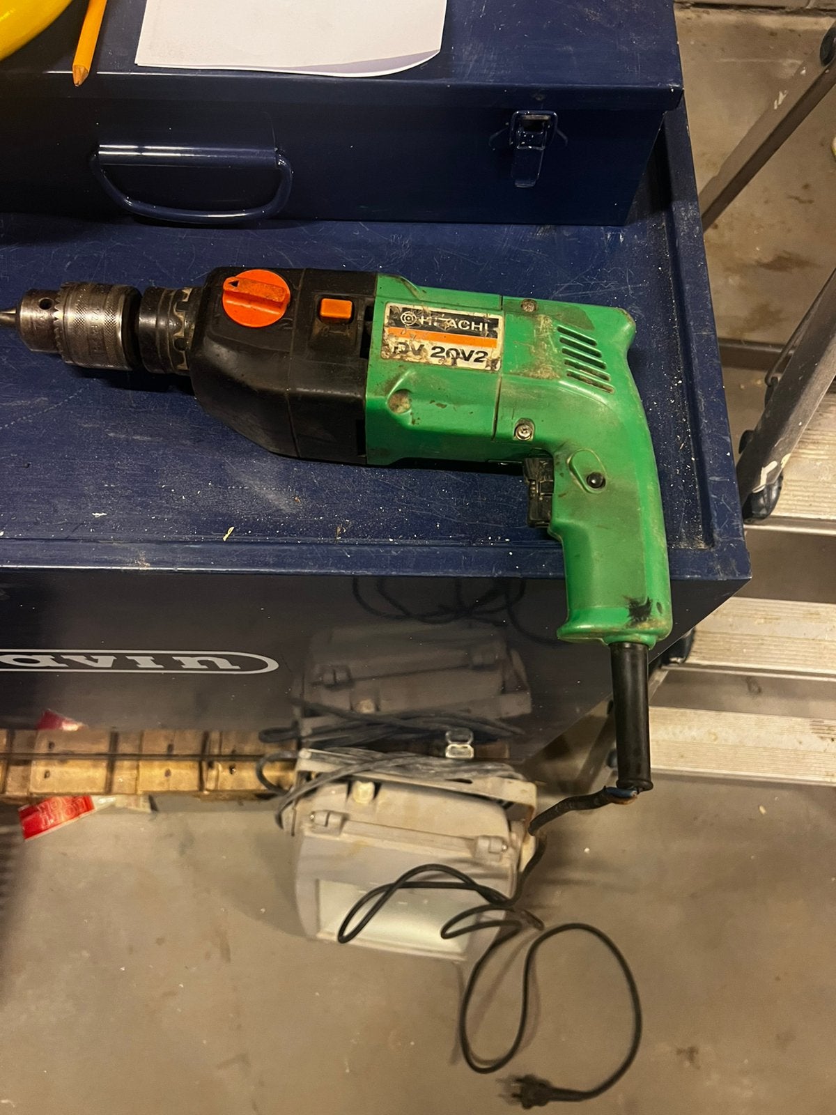 Hitachi Klopboormachine, Doe-het-zelf en Verbouw, Gereedschap | Boormachines, Ophalen, Gebruikt, Boormachine, Klopboormechanisme