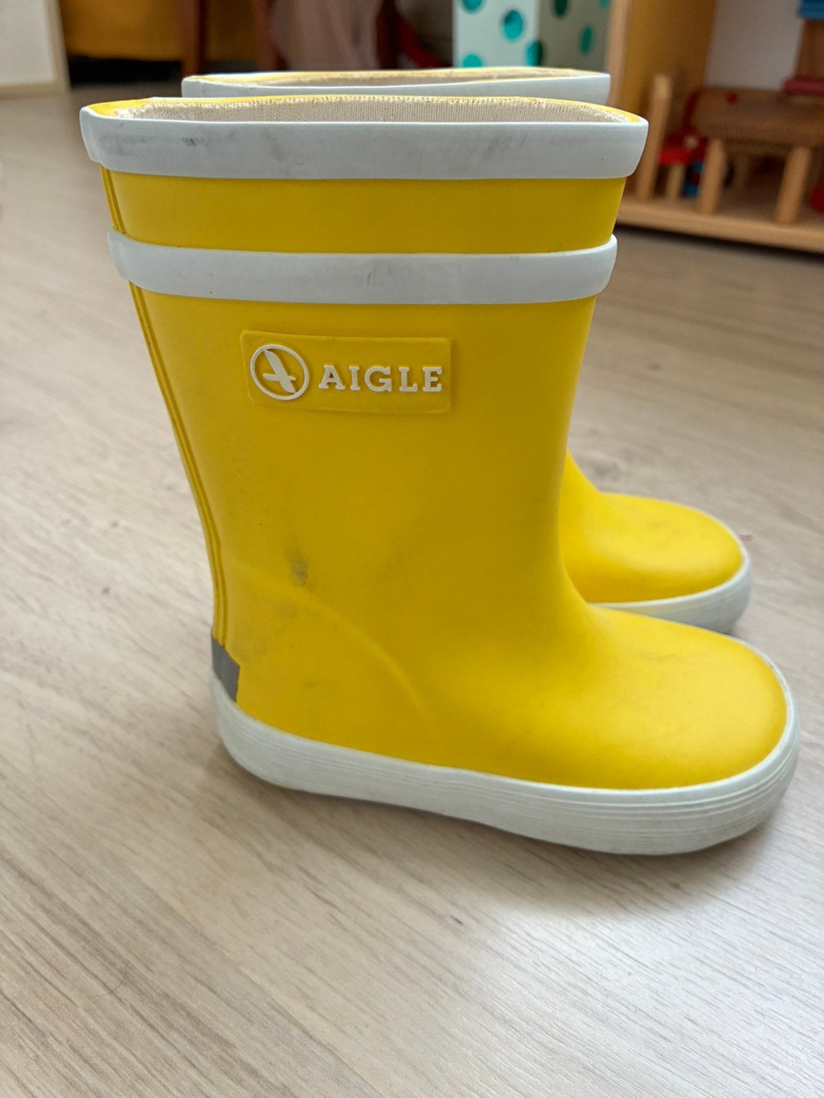 Aigle regenlaarzen maat 21, Ophalen of Verzenden, Zo goed als nieuw, Meisje, Laarzen