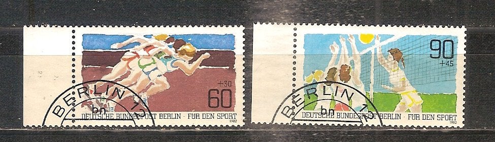 Sport-38 Berlin 664-665, Ophalen of Verzenden, Gestempeld, Sport