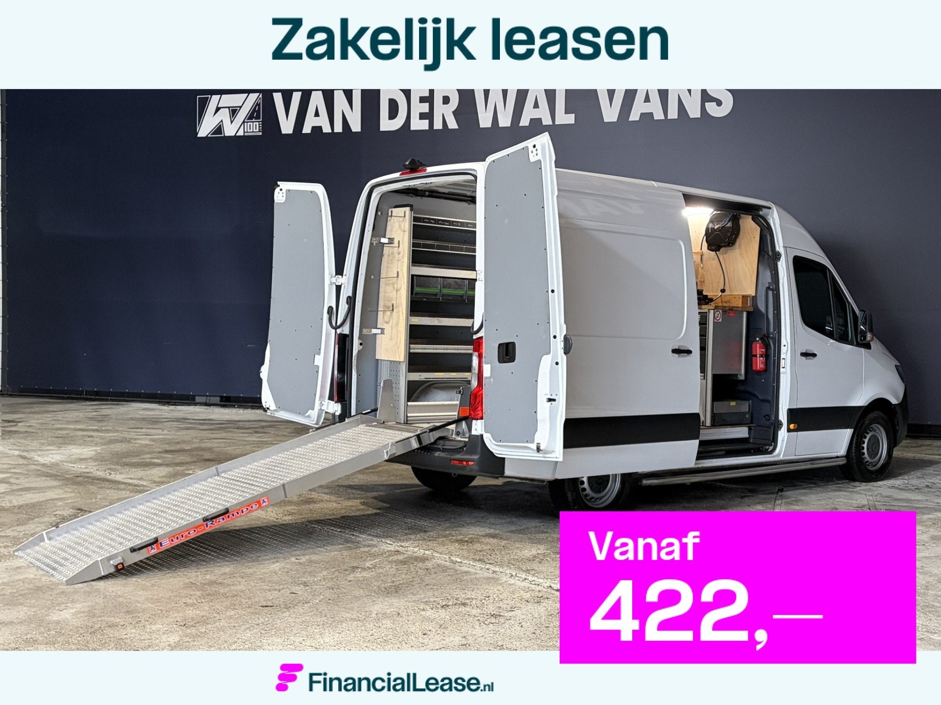 Mercedes-Benz Sprinter 311 CDI L2H2 Inrichting Oprijplaat Eu, 13 km/l, Gebruikt, 4 cilinders, 2000 kg