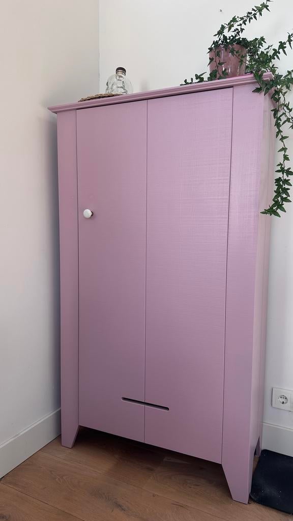 Mooie Roze Kast Commode, Ophalen, 105 cm of meer, Zo goed als nieuw, 75 tot 100 cm