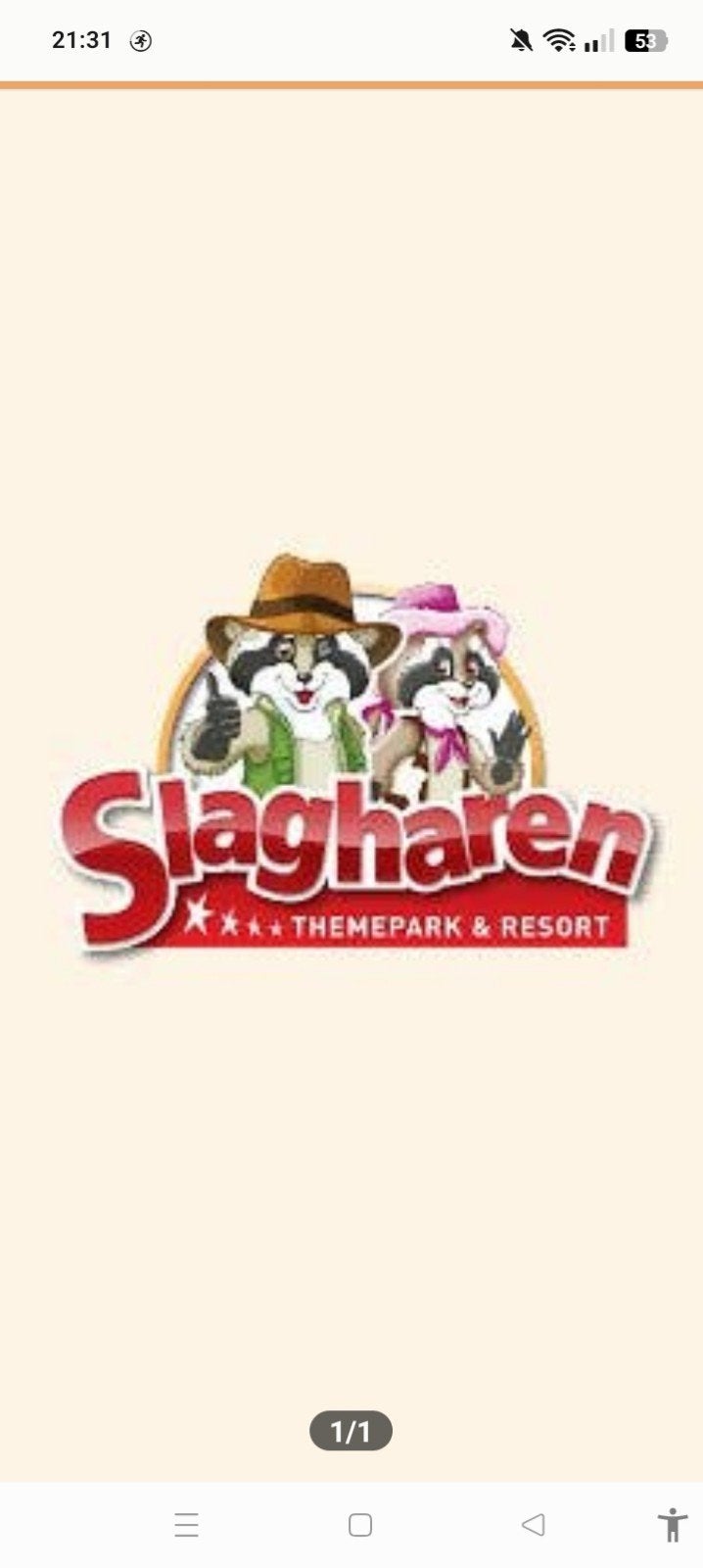2 tickets Slagharen, Twee personen, Ticket of Toegangskaart