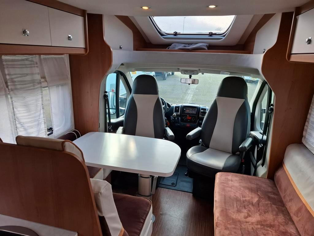2014 LMC Rotec 662TI 130PK Fransbed Hefbed Trekhaak 104685Km, Ringverwarming, Fiat, Koelkast, Bedrijf