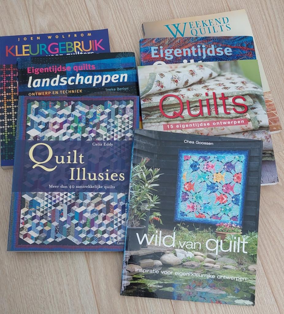 Quilt boeken 7 stuks, Boeken, Hobby en Vrije tijd, Ophalen of Verzenden, Zo goed als nieuw, Borduren en Naaien, Diverse schrijvers