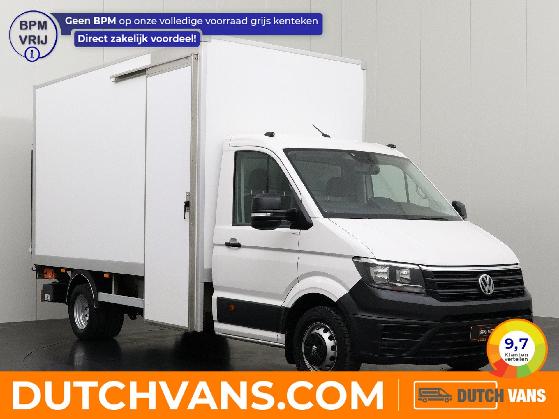 Volkswagen Crafter 2.0TDi 177PK Automaat Bakwagen+Laadklep |, Automaat, Stof, Gebruikt, Navigatiesysteem
