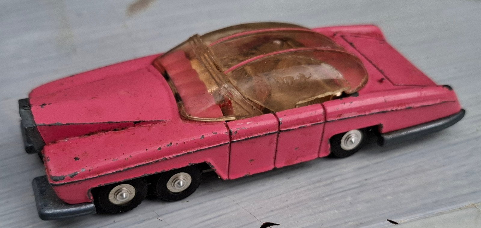 Dinky Toys Lady Penelope's FAB 1 Thunderbird, Ophalen of Verzenden, Gebruikt